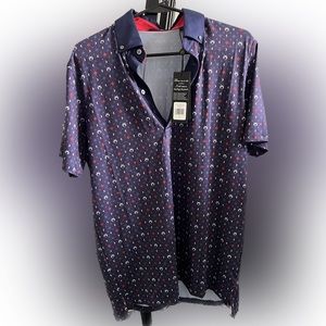 Greyson Clothiers golf Wolf Moon polo. NWT. Never worn. Size Small.
